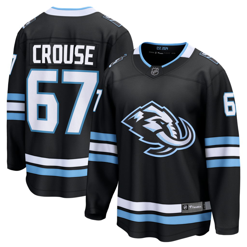 Lawson Crouse Utah Mammoth Fanatics Home Breakaway Player Jersey - Black