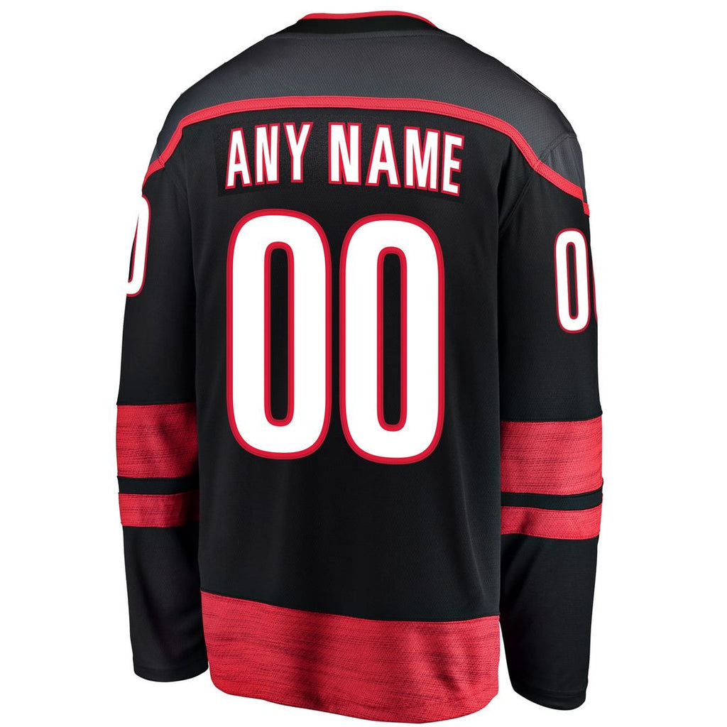 Carolina Hurricanes Fanatics Alternate Breakaway Custom Jersey - Red