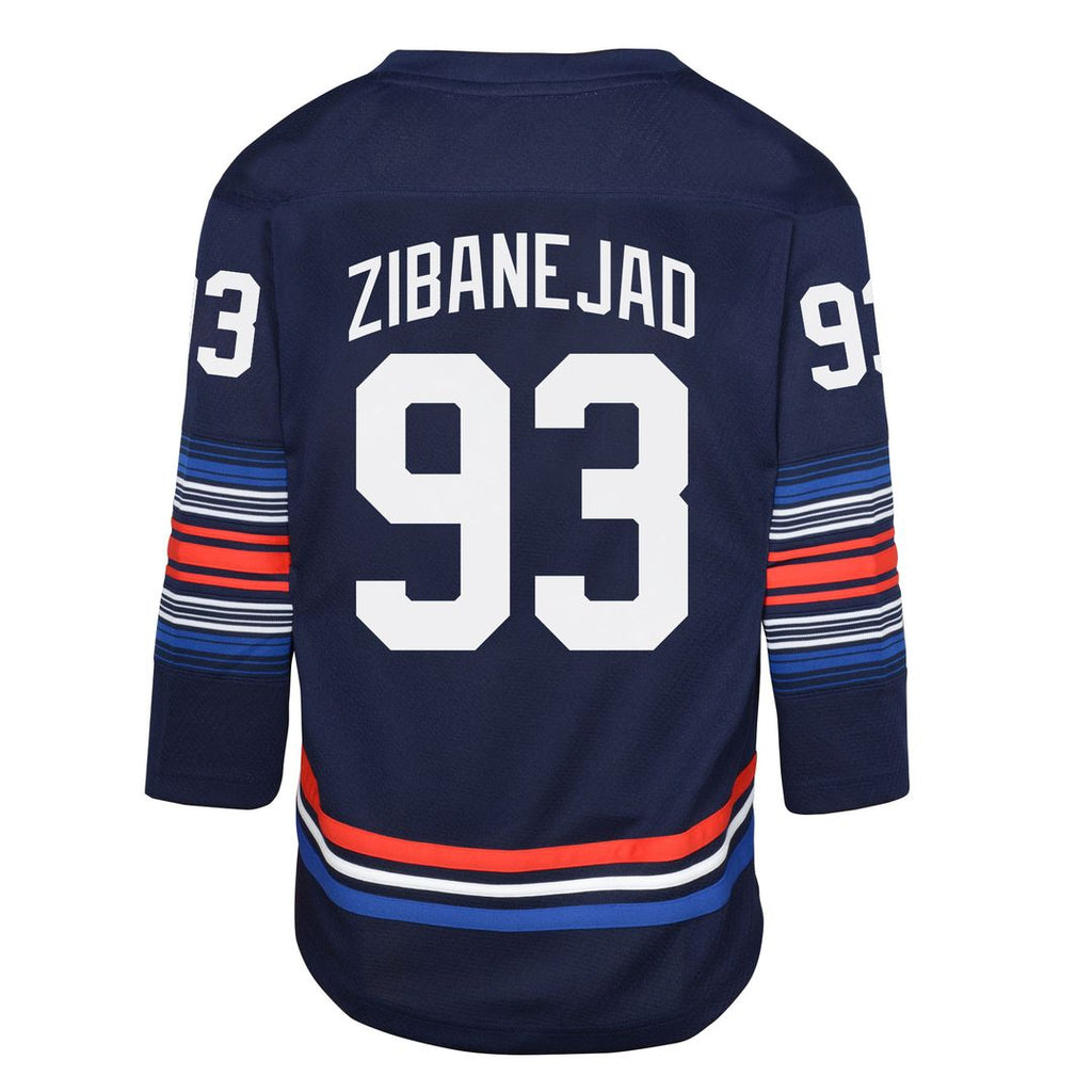 Mika Zibanejad New York Rangers Youth Home Replica Player Jersey - Blue