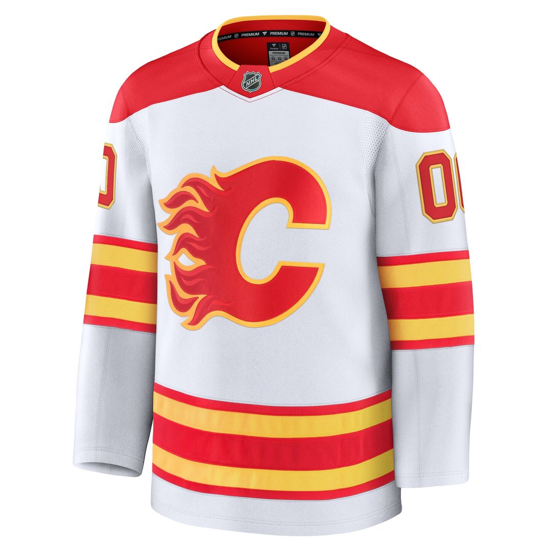 Calgary Flames Fanatics Home Premium Custom Jersey - Red
