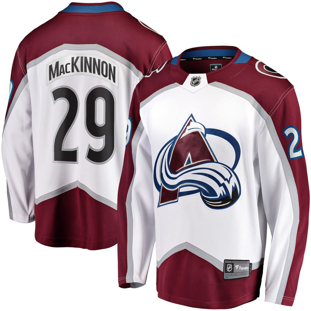 Nathan MacKinnon Colorado Avalanche Fanatics  Breakaway Jersey - White
