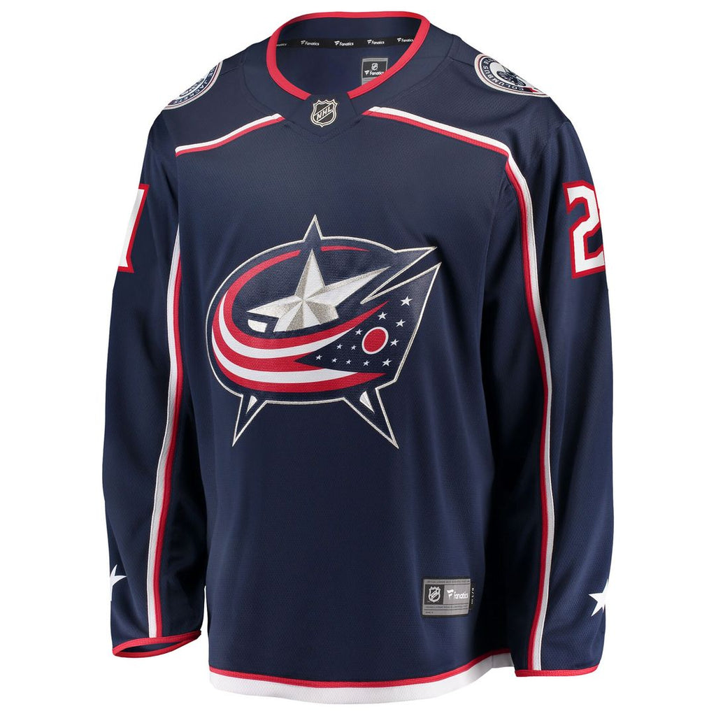 Isac Lundestrom Columbus Blue Jackets Fanatics Home Breakaway Jersey - Navy